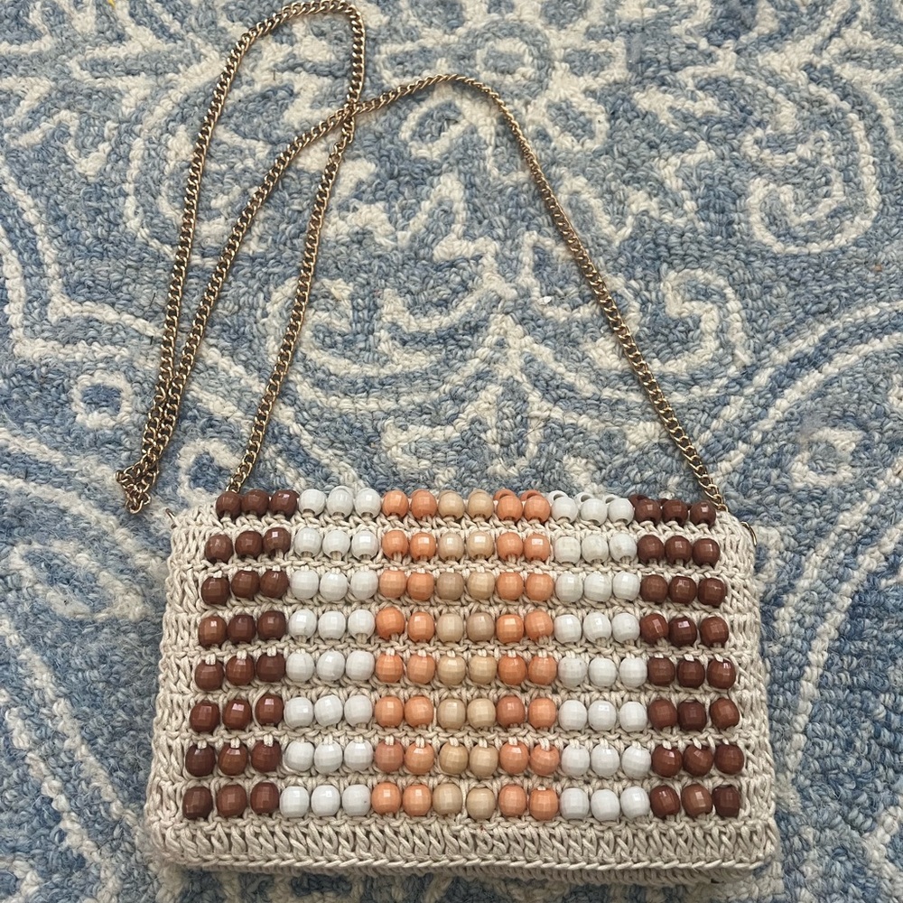 Sale!!! Anthropologie beaded crossbody bag. Gorgeous and in great condition.